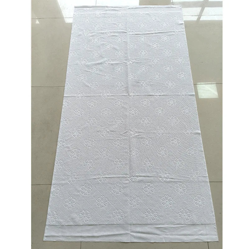 Hajj Towel Pilgrimage Towel Saudi Arabs Muslim Ihram Pure Polyester Embossed White Wearing A Cloak Towel Garment 1.1m * 2.1m
