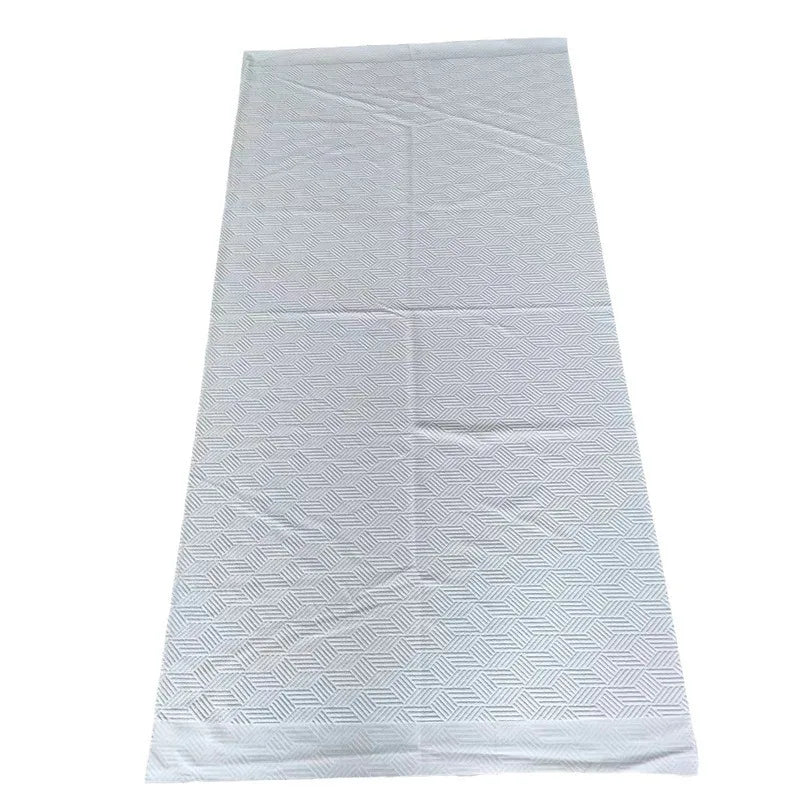 Hajj Towel Pilgrimage Towel Saudi Arabs Muslim Ihram  Pure Polyester Embossed White Wearing  A Cloak Towel Garment 1.1m * 2.1m